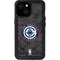 NBA Los Angeles Clippers Black Rust iPhone 15 Waterproof Case